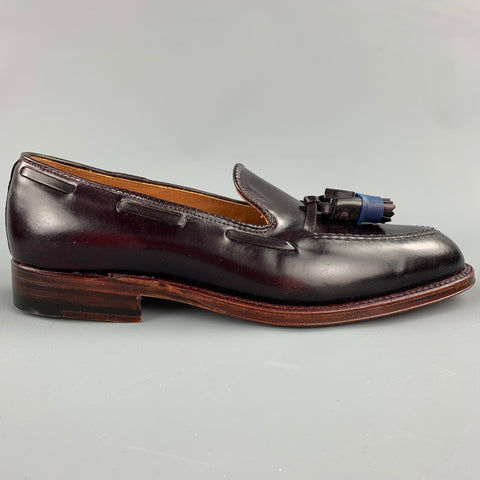 ALDEN Size 7 Dark Brown Horween Leather D7103 Tassels Loafers