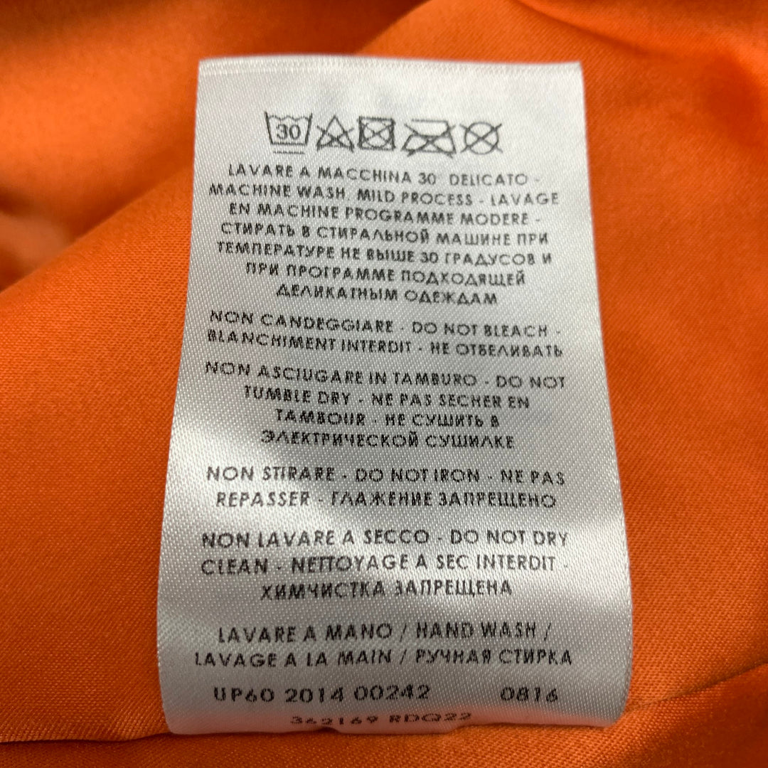 MCQ by ALEXANDER MCQUEEN Size L Black Orange Polyester Jacket