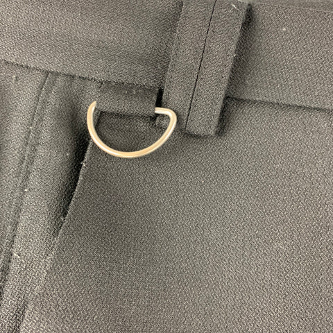 CH. Taille 31 Pantalon décontracté noir avec cordon de serrage