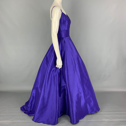 MAC DOUGAL Vestido flash con tirantes finos de poliéster morado talla 2