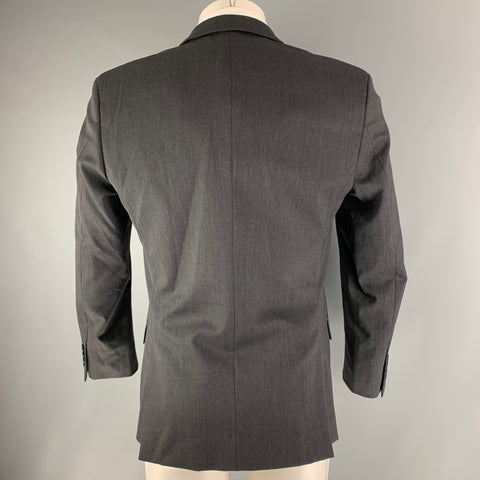 WOOYOUNGMI Chest Size 40 Grey Wool Blend Single breasted Sport Coat