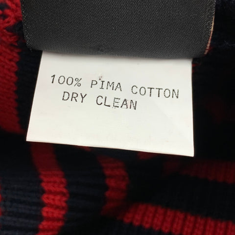 RRL by RALPH LAUREN Red Navy Stripe Cotton Beanie