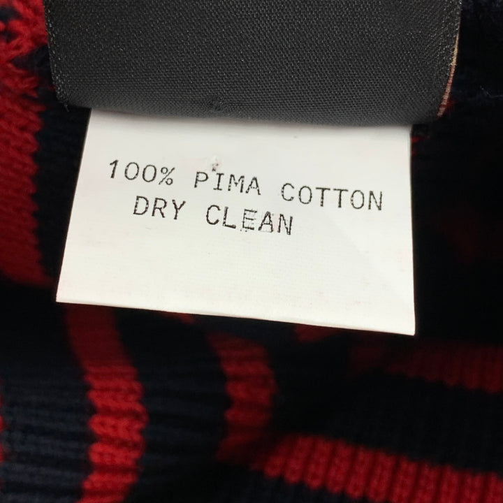 RRL by RALPH LAUREN Red Navy Stripe Cotton Beanie