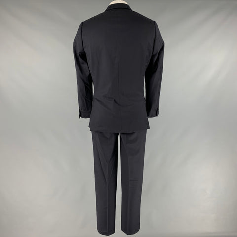 PAUL SMITH Size 42 Navy Wool Cashmere Notch Lapel Suit