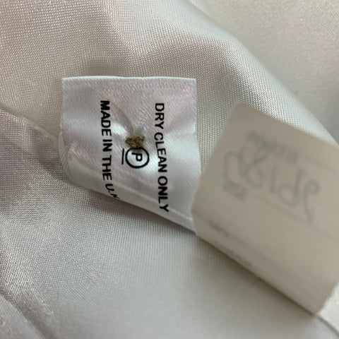 FAVOURBROOK Size 48 Khaki White Solid Wool Double Breasted Vest