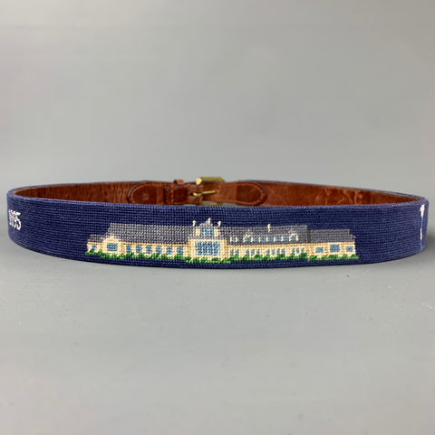 SMATHERS & BRANSON Size 40 Navy Embroidered Belt