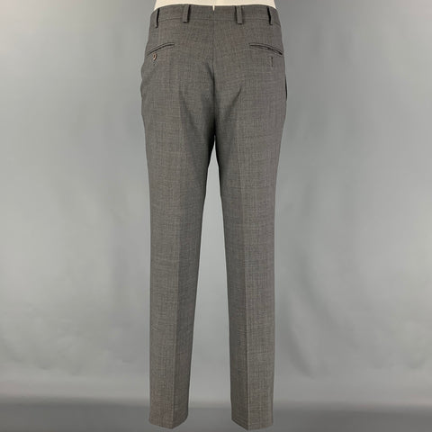 SUIT SUPPLY Size 36 Light Gray Wool Notch Lapel Suit