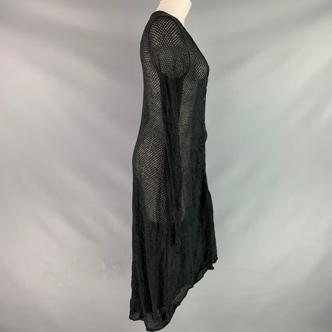 Cárdigan Talla S Mezcla De Acrílico Negro Ojal