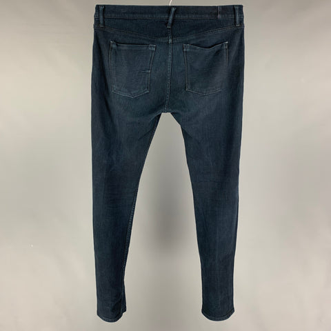 MATIAS Size 33 Navy Cotton Skinny Casual Pants