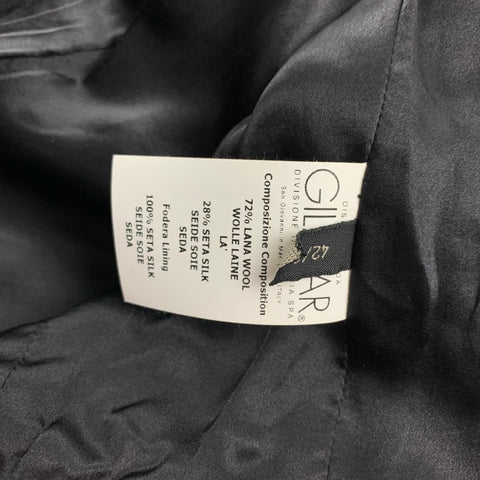 GIAMBATTISTA VALLI Size 6 Black Wool / Silk Bow Jacket