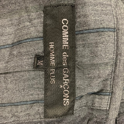 COMME des GARCONS Size M Grey Polyester Blend Layered Sport Coat