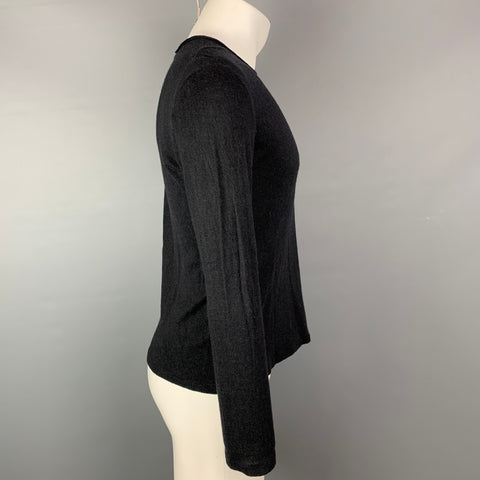 FORME 3'3204322896 Jersey de manga larga de algodón/cachemir gris talla L