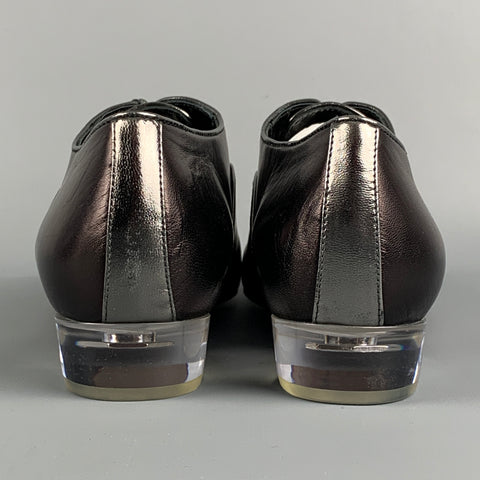 MARC JACOBS Talla 8 Zapatos con cordones de cuero negro