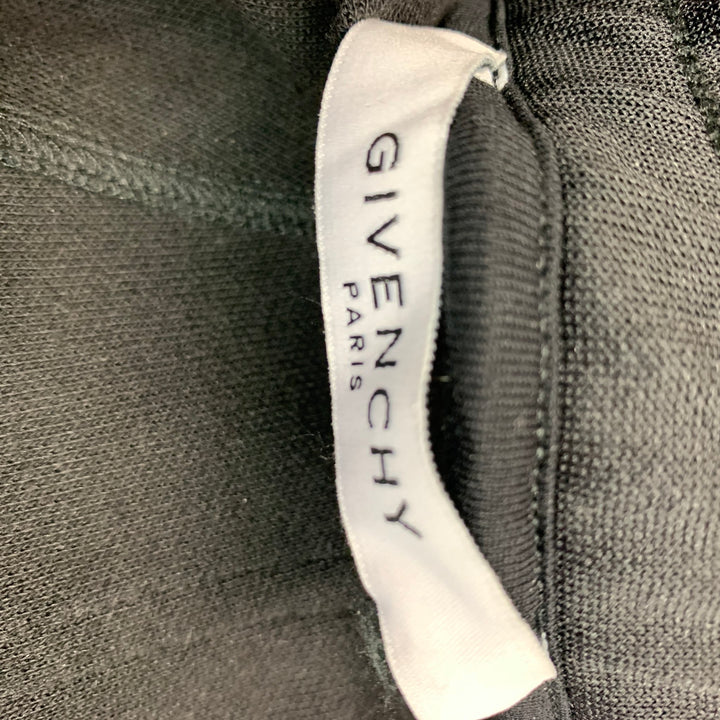 GIVENCHY Size L Black Solid Polyester Cotton Sweatpants Casual Pants