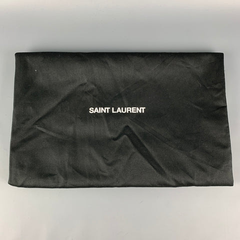 SAINT LAURENT Size 8 Black Sleek Calfskin Knee Boots