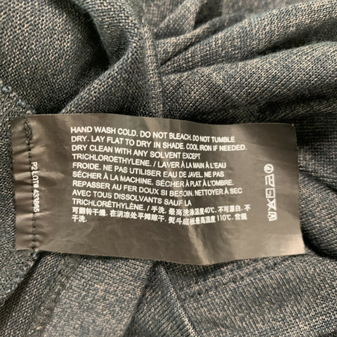 THEORY Size M Charcoal  Modal Blend Short Sleeve Polo