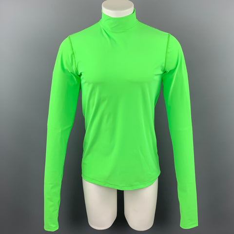 MARCELL VON BERLIN Size S Green Polyester High Collar Pullover Sweater