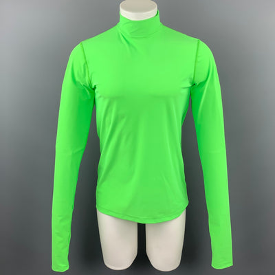 MARCELL VON BERLIN Size M Green Polyester High Collar Pullover Sweater