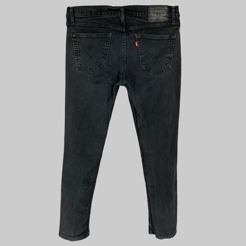 LEVI STRAUSS Talla 32 Vaqueros de algodón negro
