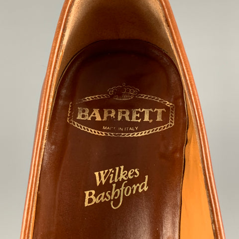 BARRETT x WILKES BASHFORD Size 7.5 Tan Leather Slip On Loafers