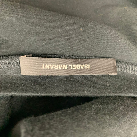 ISABEL MARANT Size 2 Black Cotton Casual Top