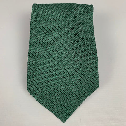 PAUL STUART Green Textured Silk Tie