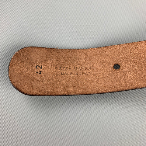 PIAZZA SEMPIONE Size S Natural Rope Leather Belt