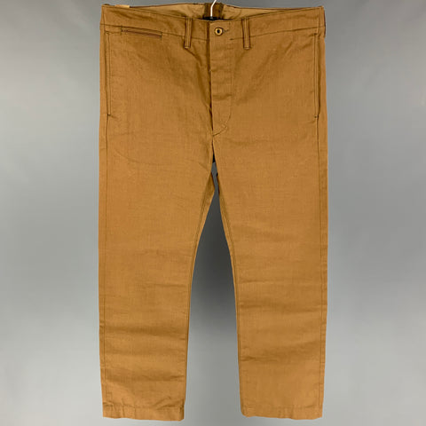 RRL by RALPH LAUREN Size 36 Rust Cotton Casual Pants