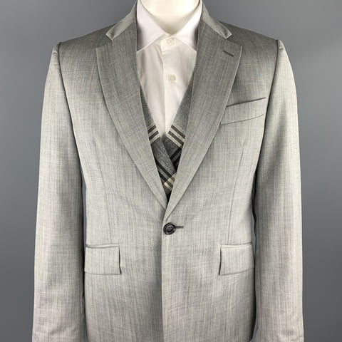 VIVIENNE WESTWOOD MAN Size 42 Grey Wool Notch Lapel Sport Coat