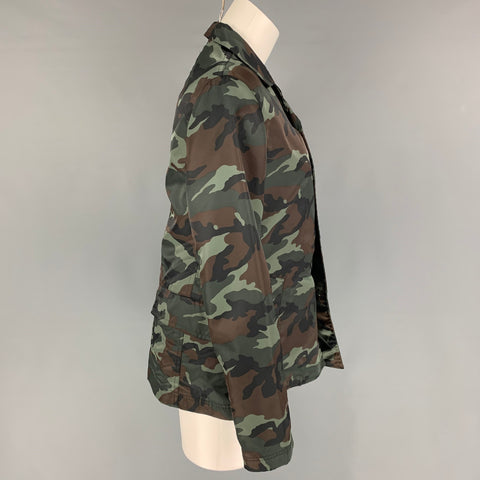 Y's by YOHJI YAMAMOTO Taille L Vert Marron Nylon Veste Blazer