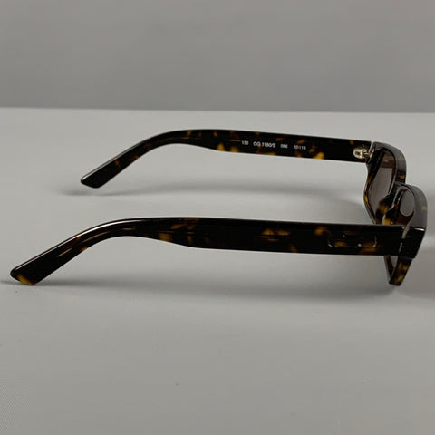 GUCCI Lunettes de soleil en acétate marron noir écaille