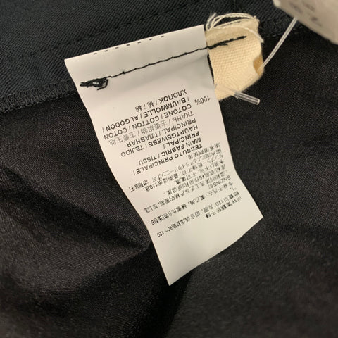 MARNI Size 4 Black Cotton High Waisted Dress Pants