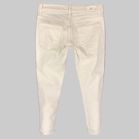TDH Vaqueros slim de poliuretano y algodón blanco talla 30