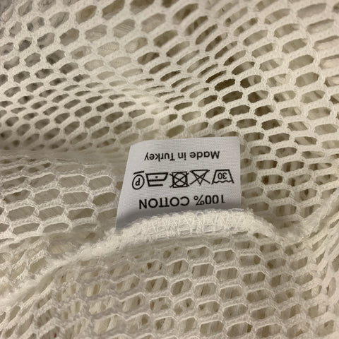DRIES VAN NOTEN T-Shirt en coton maille blanche taille L