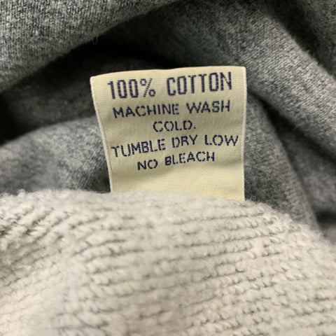 BUZZ RICKSON & CO. INC. Size L Grey Heather Cotton Crew-Neck Sweatshirt