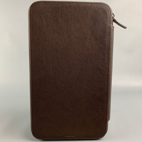 HODINKEE Dark Brown Leather Watch Travel Case
