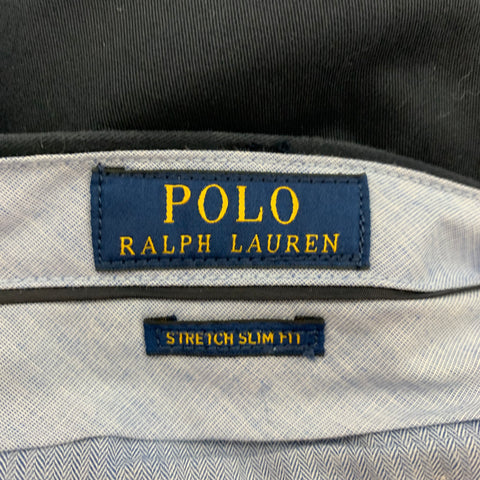 POLO by RALPH LAUREN Size 38 Navy Cotton Slim Fit Casual Pants