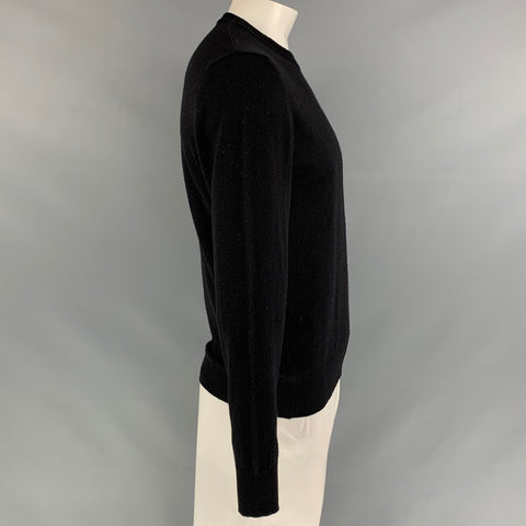 D&G by DOLCE & GABBANA Size 44 Black Knit Wool &  Acrylic Crew-Neck Pullover