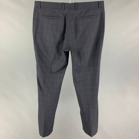 PAUL SMITH Size 34 Charcoal Flat Front Dress Pants