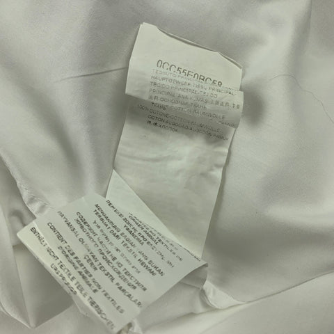 ARMANI COLLEZIONI Size M White Cotton French Cuff Long Sleeve Shirt