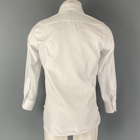 THE SUIT COMPANY Size S White One pocket Long Sleeve Shirt