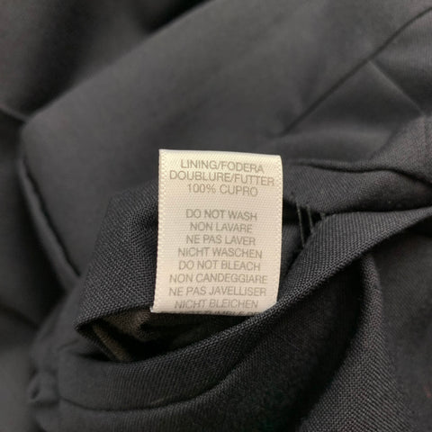 PAUL SMITH Size 30 Black Wool Flat Front Dress Pants