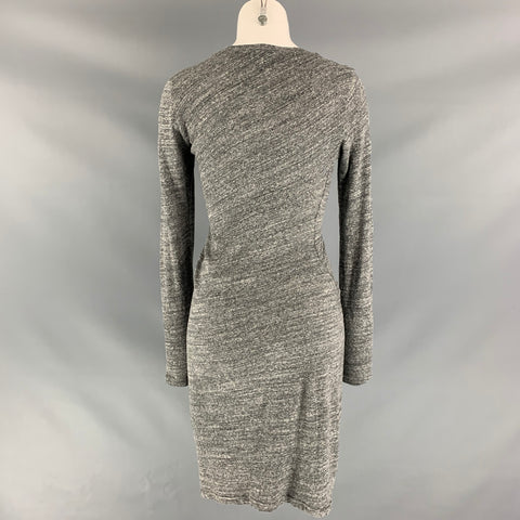 ISABEL MARANT Size 6 Grey Heather Cotton Dress