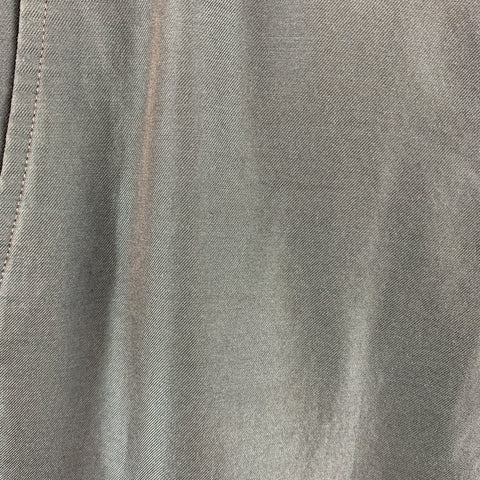 COMME des GARCONS HOMME PLUS Size M Green Two Toned Iridescent Zip Fly Casual Pants