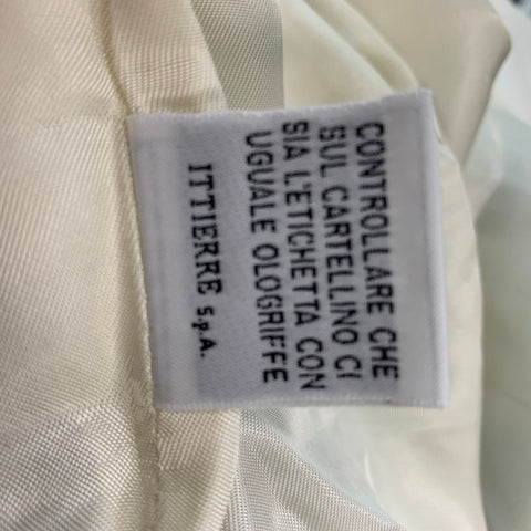 VERSUS by GIANNI VERSACE Size 42 Black White Checkered Cotton Vest