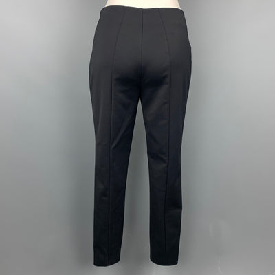 AKRIS Size 6 Black Narrow Leg Dress Pants