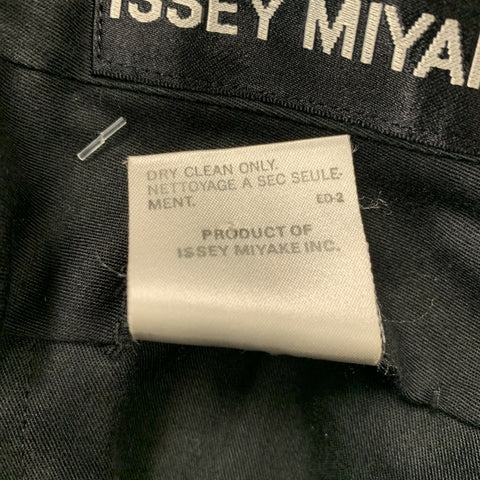 ISSEY MIYAKE Size S Black Solid Wool Pleated Dress Pants