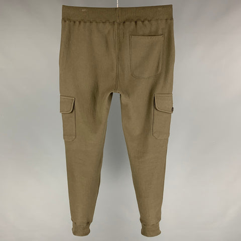 CHAMPION x TODD SNYDER Talla S Pantalones deportivos de algodón verde oliva