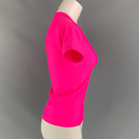 JUNYA WATANABE Size S Fuchsia Nylon / Polyurethane T-Shirt