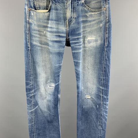 LEVI'S MADE & CRAFTED Size 29 Indigo Washed Cotton Jeans